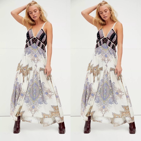 Free People Dresses & Skirts - New Free People Sundance Patchwork Maxi Dress